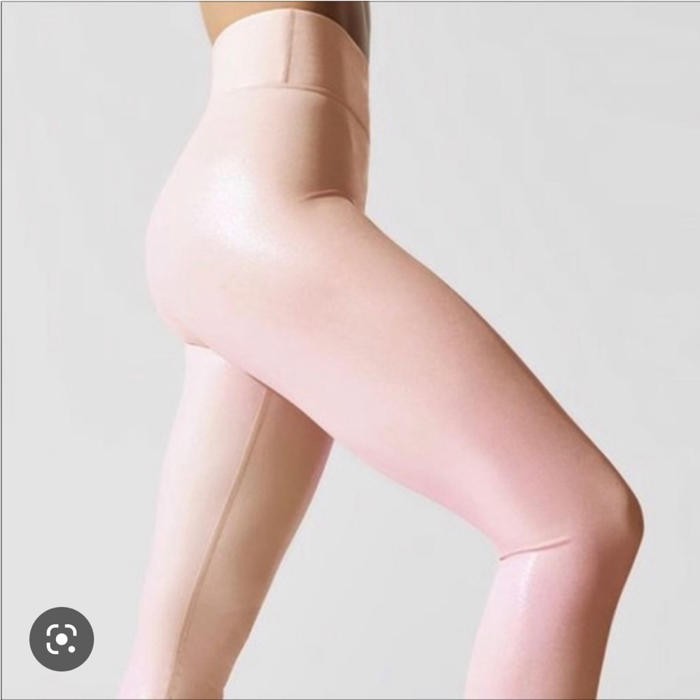 Pink iridescent leggings!